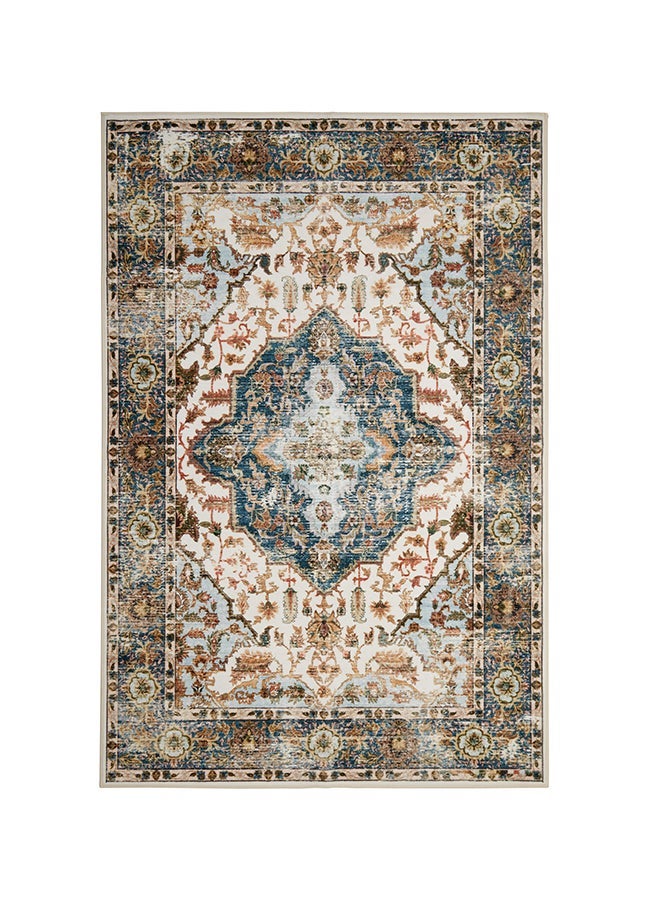 Noon East Carpet Rug Anti-Slip-  Size- 91 x 153 cm - 3x5 ft | Royal Heritage Design | Color- Olive Green| Ideal as Carpets for Living room, Bedroom, Office, Entry hallways, Foyers or balcony - Image 1